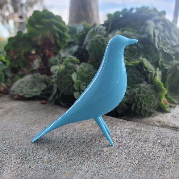Mini Mid Century Modern Depression Style Eames Retro Bird Figurine - Picture 5 of 6